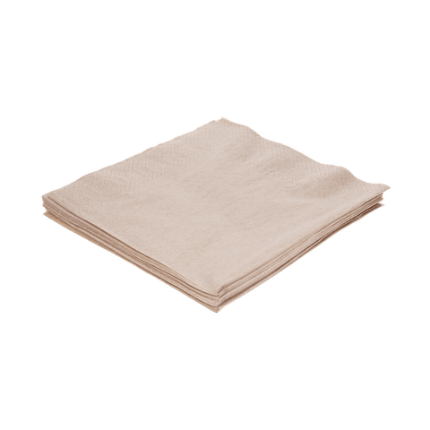 Klika - Servet 2 laags 1/4 vouw 40x40cm papier kraft BIO | 1500 stuks