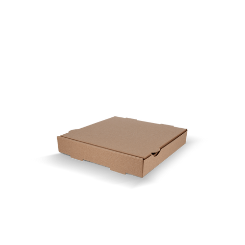 Klika - Pizzadozen 24x24x4cm kraft bruin BIO | 100 stuks