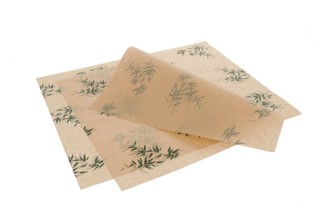 Klika - Fett -freies Papier 28x34cm Hamburger Sheets Bamboo Bio | 1000 Stücke