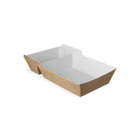 Klika - Pommesbehälter A20 (A14+1) kraft/weiß BIO