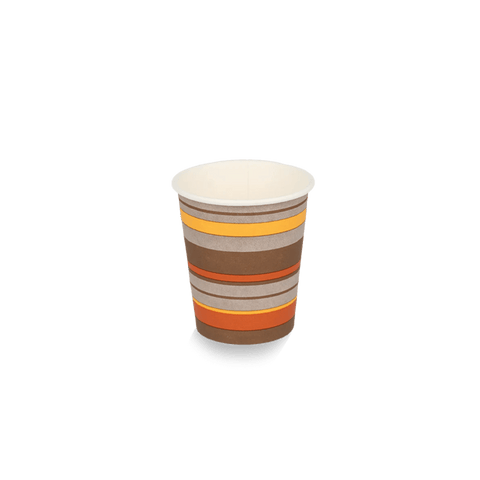 Klika - Cardboard Coffee Cup 230cc 8oz Striped | 1000 pièces