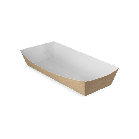 Klika - Snack Bowl A18 Kraft / Bio blanc | 400 pièces