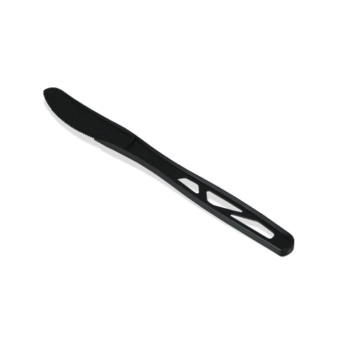 Klika - Wiederverwendbares Messer 180 mm CPLA schwarz BIO