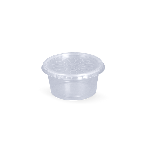 KLIKA - Récipient rond 80cc Ø70 mm transparent | 1000 pièces