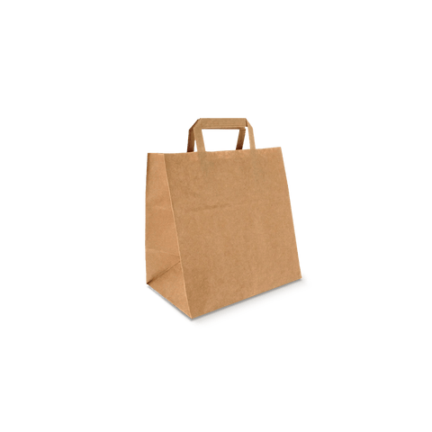 Klika - Papieren tassen Middel kraft 26+17x27cm gerecycled | 250 stuks