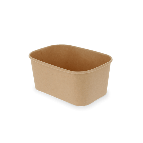 Klika - Contenitore per pasti in cartone 1000ml Kraft