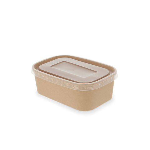 Klika - Transparent lid kraft containers 500-650-750-1000ml