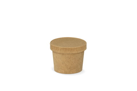 Cup de sauce klika-lid 45 ml-60 ml-90ml Ø62 mm Kraft | 50 pièces