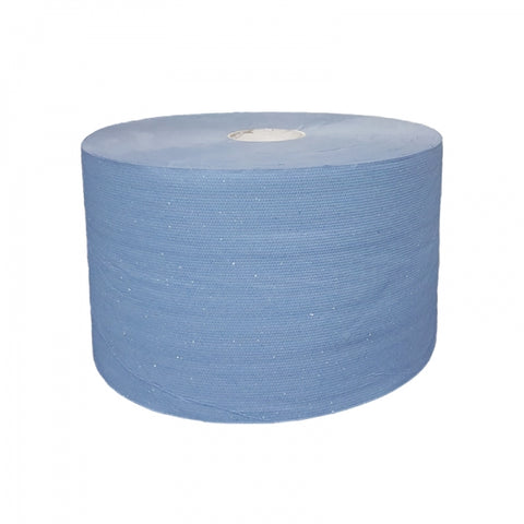 Klika - Industrie uierpapier zwaar 22cm x 360m 3 laags blauw | 2 stuks