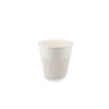 Klika - Tasse à café réutilisable 230cc 8oz nervurée blanc
