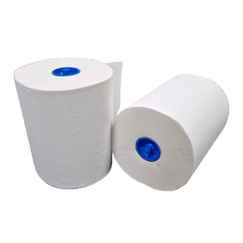 Klika - Handtuchrolle matic Mini 2 Lugs 6x165meter Ø18,2 cm 100% Cellulose Weiß T7 | 6 Stücke