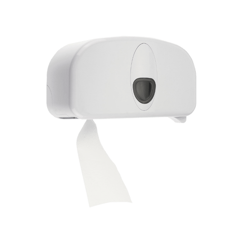 Klika - T4 Toiletpapier Doprol Dispenser (2 naast elkaar) wit | 1 stuks