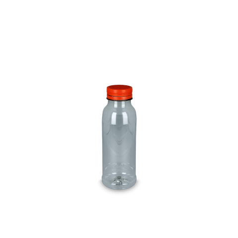 Klika - RPET -Flasche 330cc mit orange fester Kappe | 150 Stücke