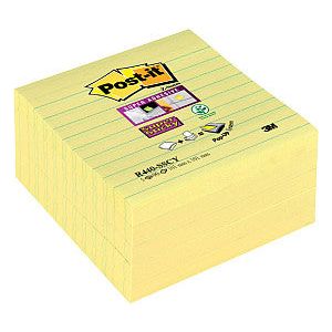 Post-it-Memolok Z-Notes S440 Super Sticky 100x100mm Yellow