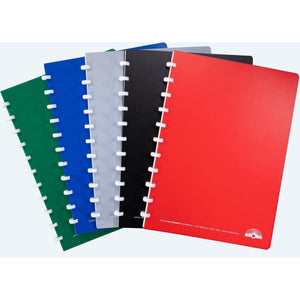 Atoma -  Eco schrift, ft A4, 144 bladzijden, geruit 5 mm, geassorteerde kleuren