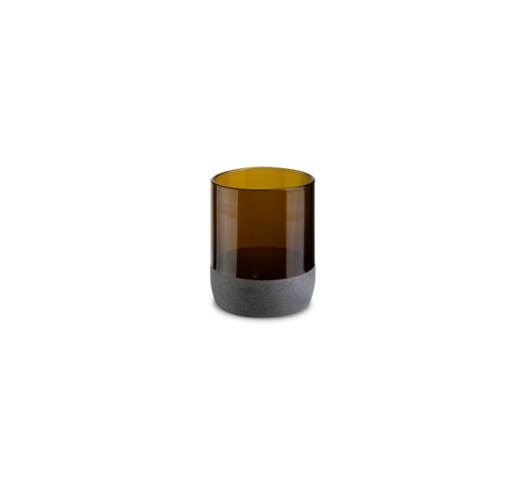 Iwas glas brons frosted, 25cl/8,5oz, 7,4 x 9cm, doos a 4 stuks