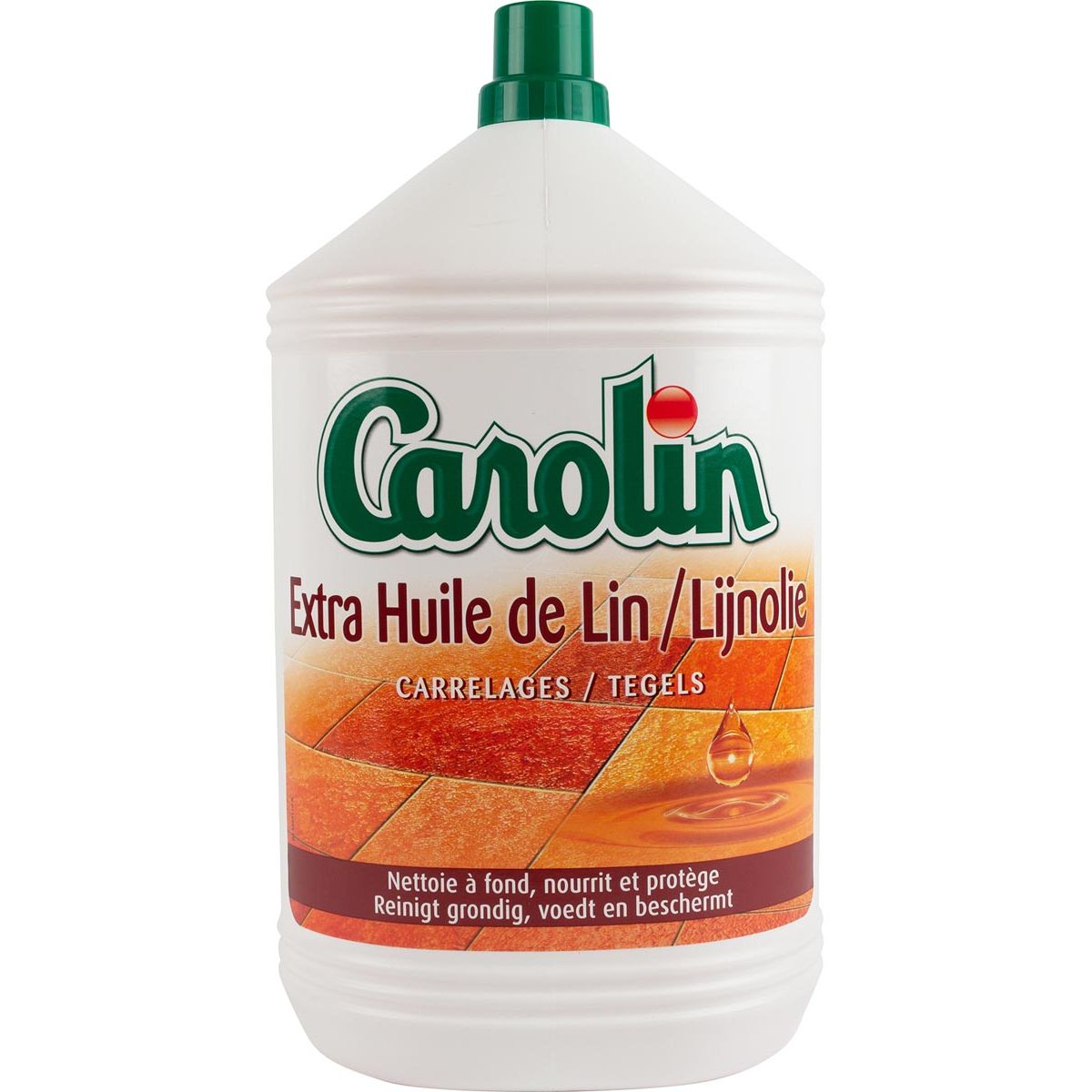 Carolin - Carolin vloerreiniger extra lijnolie, fles van 5 l