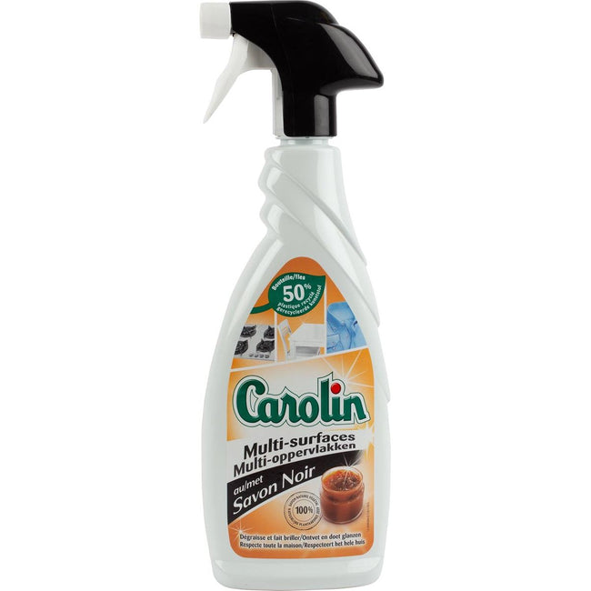 Carolin - Carolin allesreiniger met zwarte zeep, spray van 650 ml