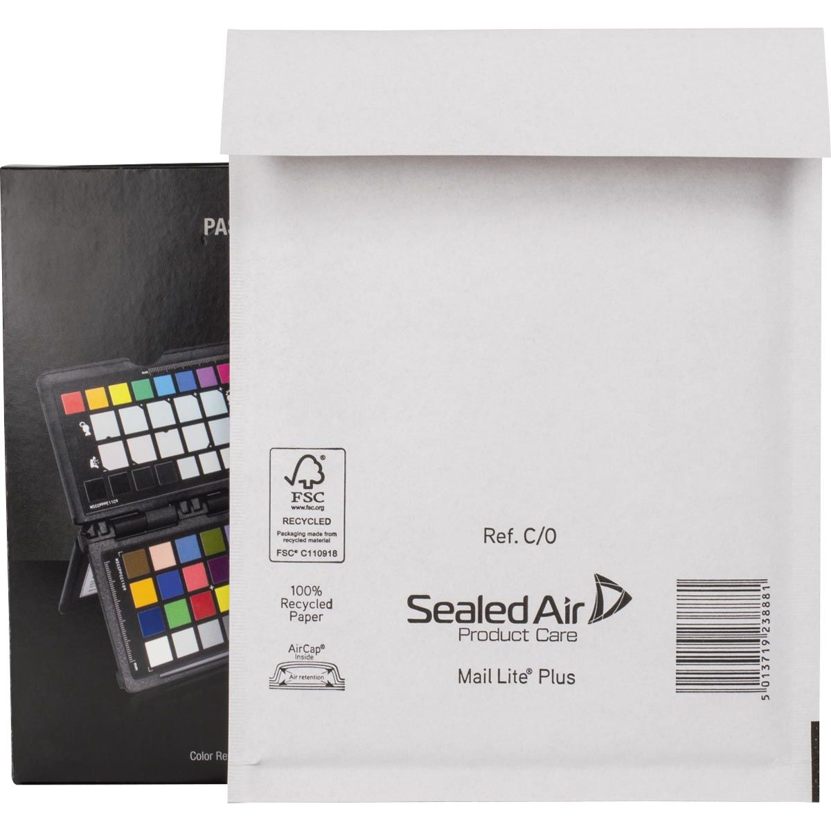 Mail Lite - Enveloppes à bulles Plus, blanches, C/0, 150 x 210 mm, boîte de 100