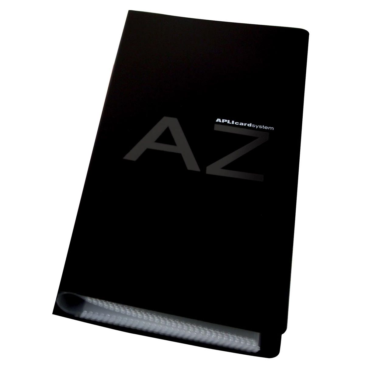 Apli - Business card folder, Ft 27.5 x 12 cm, for 160 cards, black