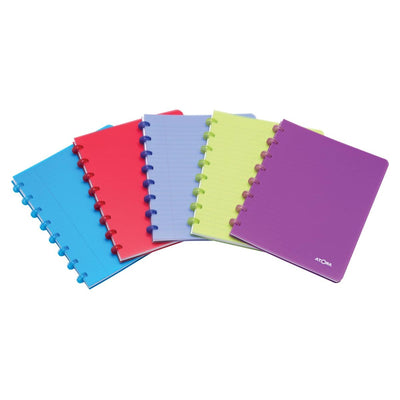 Atoma - Cuaderno Trendy, ft A5, 144 páginas, PP, cuadriculado 5 mm, colores surtidos