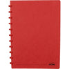 Atoma - carnet, ft A4, 144 pages, quadrillé 5 mm, rouge