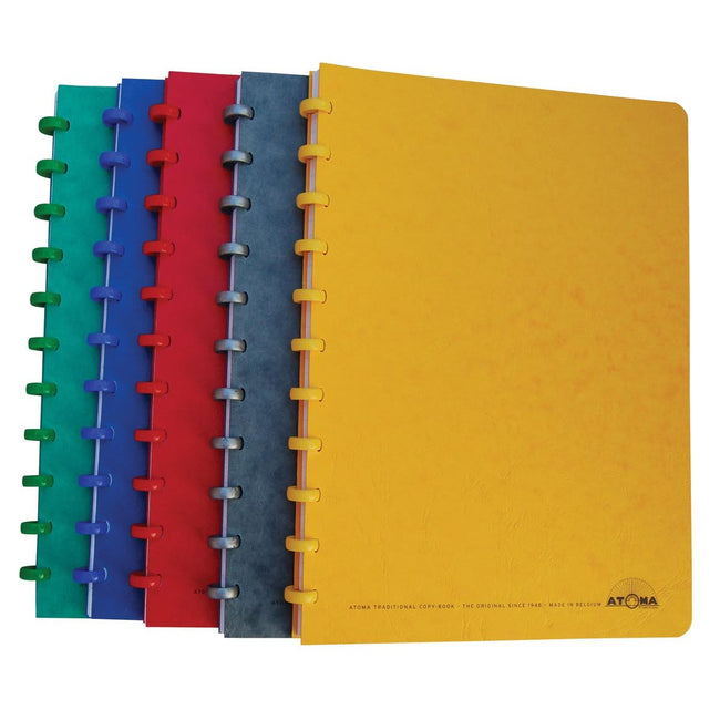 Atoma - Quaderno A4 rombo 5x5mm 144 pagine cartoncino 90gr assortiti