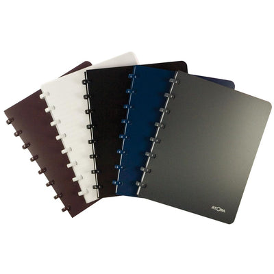 Atoma - cuaderno, ft A4, 144 páginas, PP, cuadriculado 5 mm, colores surtidos