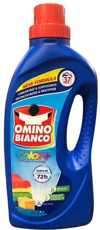 Omino Bianco - Omino Bianco Color+ wasmiddel, 37 doseringen, fles van 1,48 l