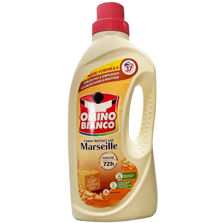 Omino Bianco - eille detersivo, 37 dosi, flacone da 1,48 l
