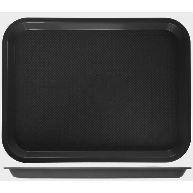 Araven -   dienblad, ft 35 x 27 x 2 cm, anti slip, zwart