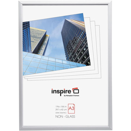The Photo Album Company - Hampton photo frame, 1.4 cm PVC profile, white, A3