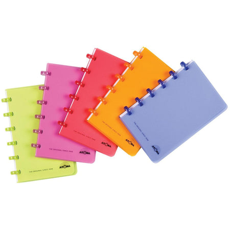 Atoma - Cuaderno Trendy, ft A6, 120 páginas, PP, cuadriculado 5 mm, colores surtidos