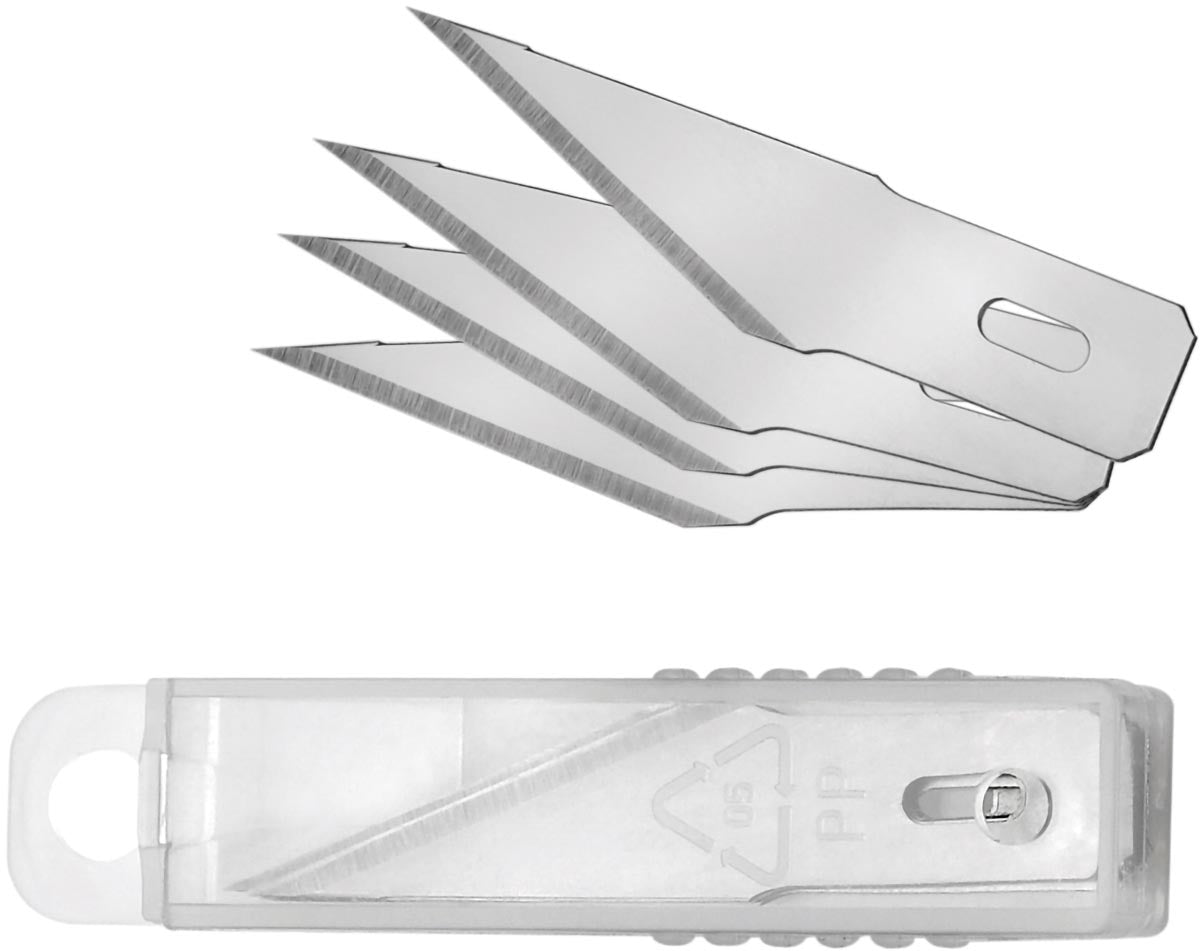 Westcott - hojas de repuesto para cuchillo de hobby, caja colgante de 10 piezas