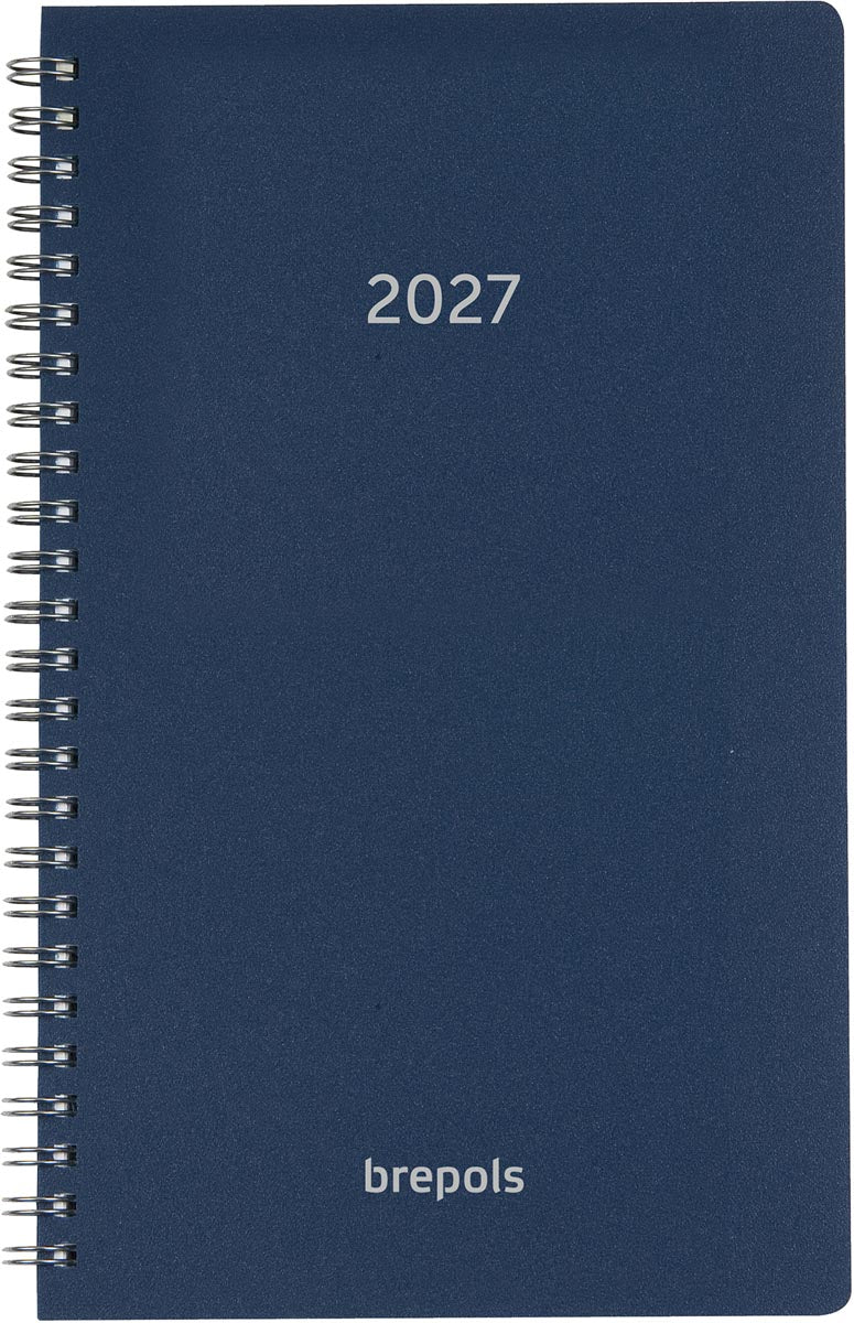 Brepols - Brepols-Agenda Breform Polyprop 6 Sprachen, blau, 2025