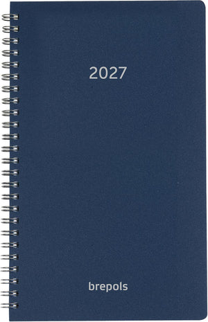 Brepols - Brepols-Agenda Breform Polyprop 6 Sprachen, blau, 2025
