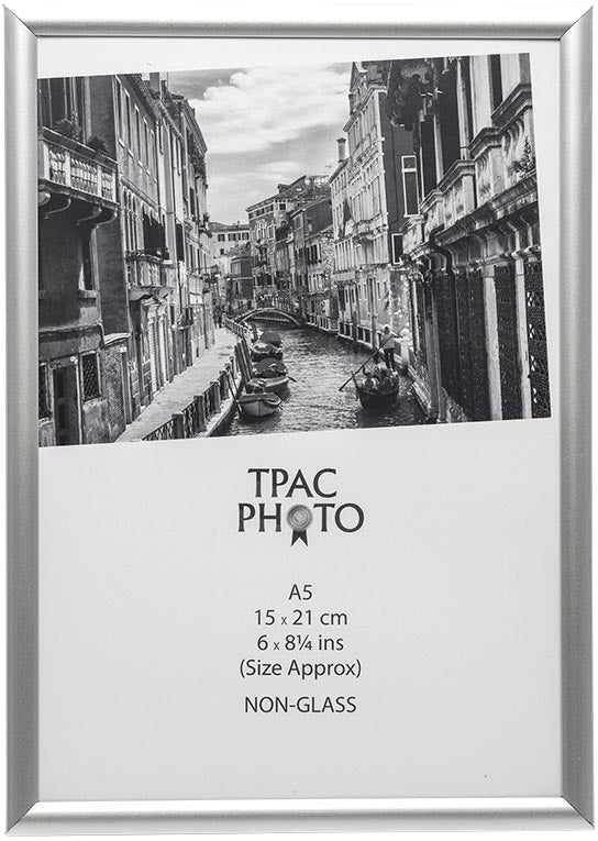 Das Fotoalbum Company - Inspire by Hampton Frames Photo Frame Aluminium, ft A5, Silber