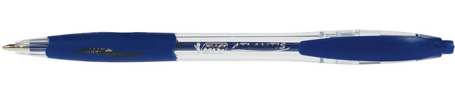 Bic - Bolígrafo Atlantis classic grip clic medio azul