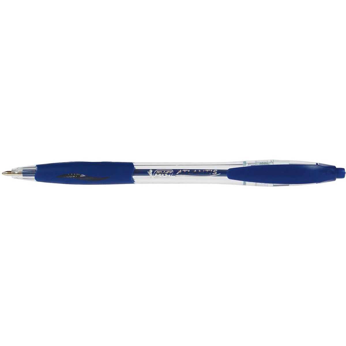 Bic - Kugelschreiber Atlantis Classic Grip Clic Mittelblau