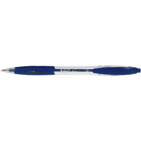 BIC -  Balpen Atlantis classic grip clic medium blauw