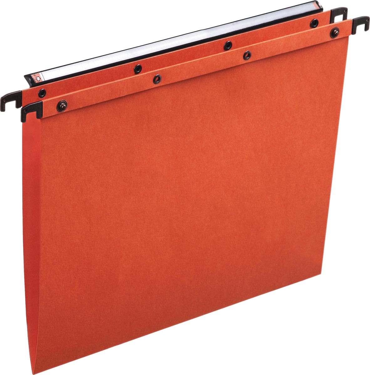 Elba - Dossiers suspendus L'Oblique pour tiroirs AZO entraxe 330 mm (A4), fond en V, orange