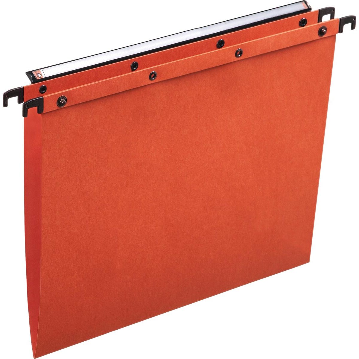 Elba - L'Oblique hanging files for drawers AZO spacing 330 mm (A4), V-bottom, orange