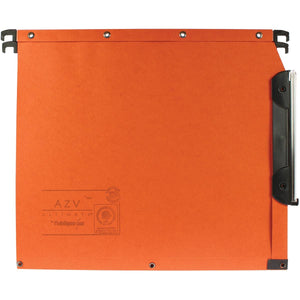 Elba - L'oblique hanging files for AZV cabinets bottom 30 mm, orange