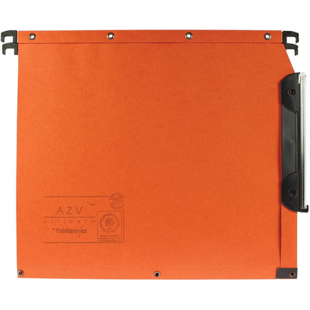 Elba - L'oblique hanging files for AZV cabinets bottom 30 mm, orange