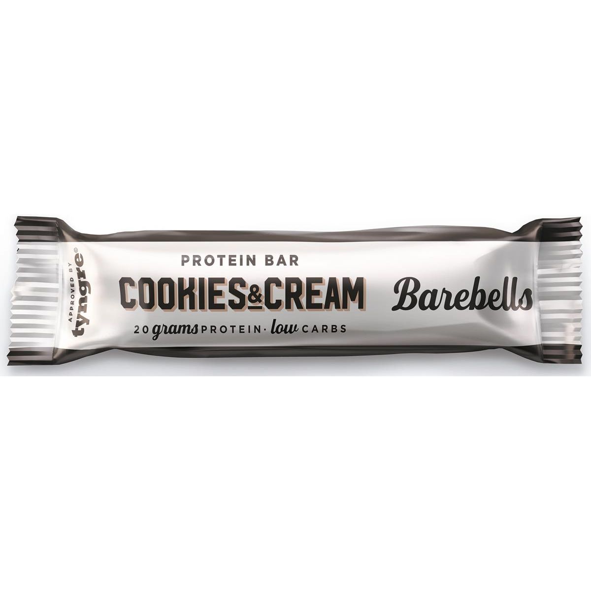 Barebells - Barebells snack Cookies Cream, reep van 55 g, pak van 12 stuks