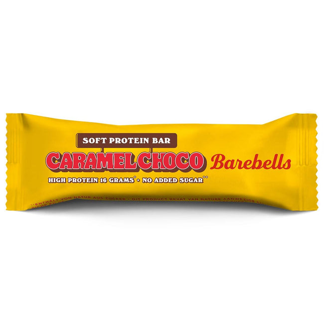 Barebells -   reep Soft Caramel Choco, 55 g, pak van 12 stuks