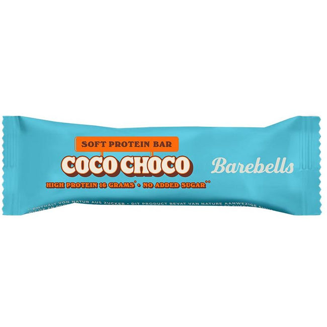 Barebells -   reep Soft Coco Choco, 55 g, pak van 12 stuks