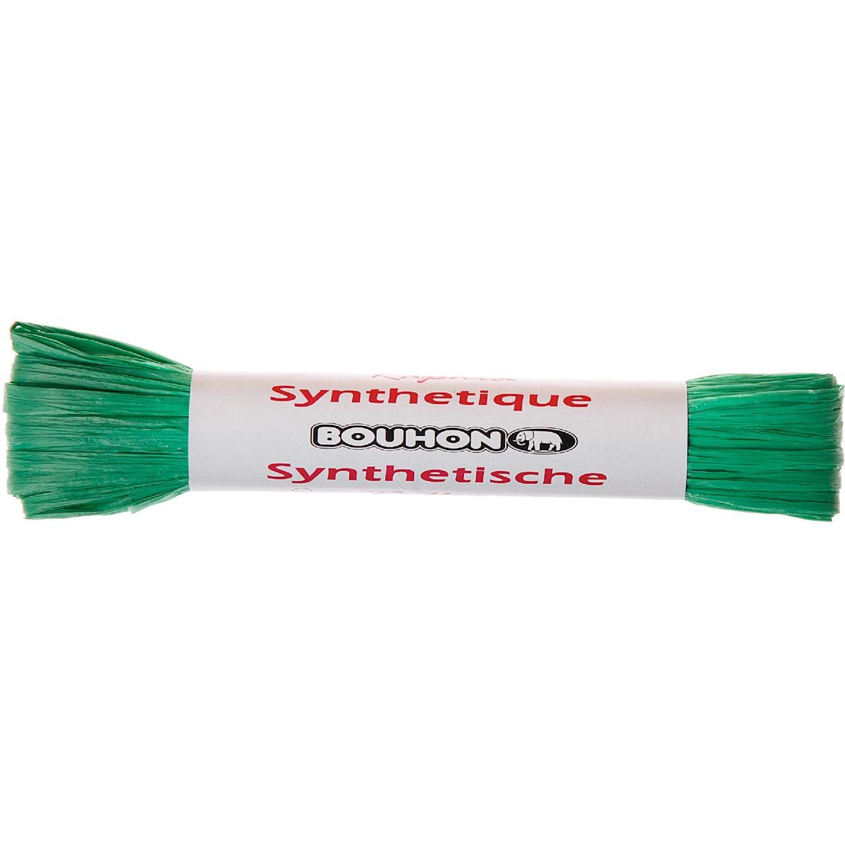 Bouhon - rafia, sintética, 10 g, verde claro
