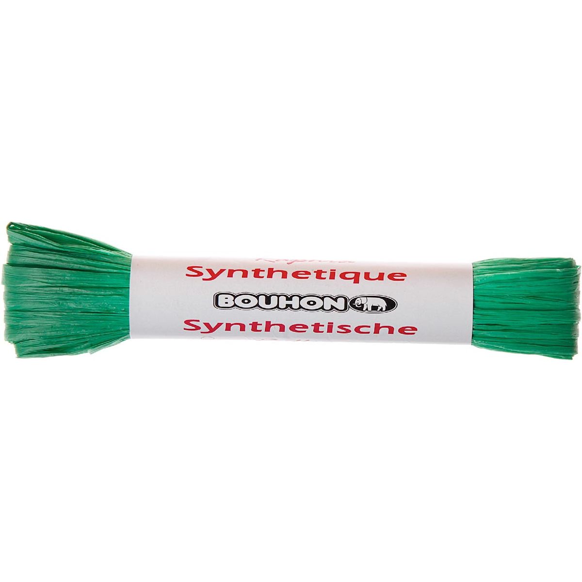 Bouhon - Bouhon raffia, synthetisch, 10 g, lichtgroen