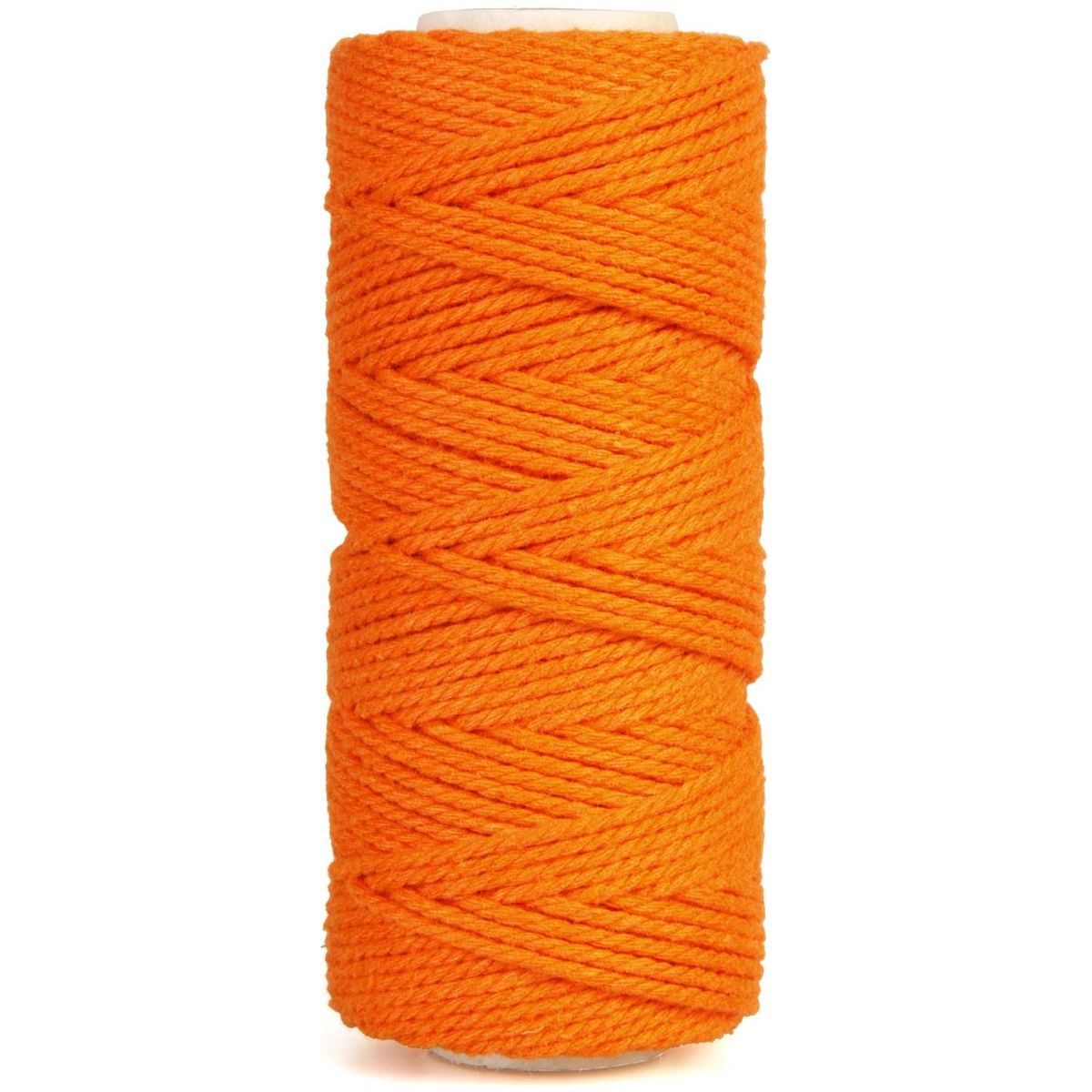 Bouhon - Bouhon macramétouw 200 g, ca.130 m, dikte: 2 mm, oranje